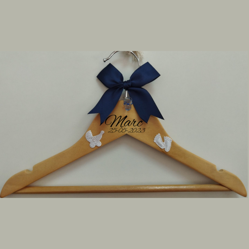 PERCHA INFANTIL MADERA AZUL3